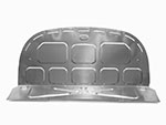 Aluminium panel rear window shelf Giulia Sprint GTA