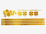 Set decals Alfa Romeo GTA (gold)