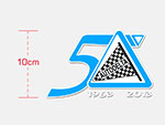 Sticker Autodelta 50 (15 x 10 cm)
