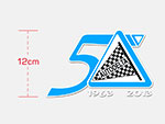Sticker Autodelta 50 (18 x 12 cm)