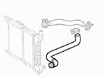 Lower radiator hose Alfa 156 1.8 TS 16V / Alfa GT