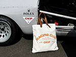 Shopper bag OKP Racing Club off white / orange