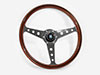 Nardi Classico 360 wood / silver holed spokes 360 mm