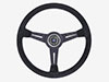 Nardi Classico 360mm black suede / black spokes