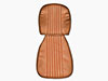 Front seat cover scay brown 1300 - 1600 GT Junior
