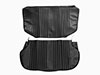Rear seat cover 1300 Giulia Super 1970 - 72 scay black