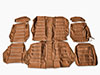 Complete seat cover 1750 GTV Bertone MK 2 scay brown
