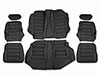 Complete seat cover 2000 GTV perforated leather black