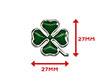 Alfa Romeo Stemma Quadrifoglio autoadesivo 27 x 27mm
