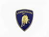 Stemma Lamborghini blu 55 x 65 mm