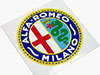 Sticker Alfa Romeo Milano (round 6,5cm)