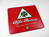 Mouse pad with Quadrifoglio Emblem