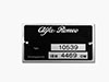 Type label Alfa Romeo 105.39 Giulia TI 1300