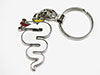 Key fob Alfa snake white