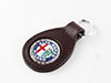 Key fob leather with Alfa Logo enamel