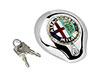Trunk lid chrome lock assembly 750 / 101 Giulietta Spider 