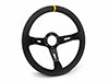 Steering wheel Deep Corn Rally 350mm suede (65mm)
