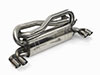 ANSA Rear exhaust Ferrari 348 TB / Mondial T